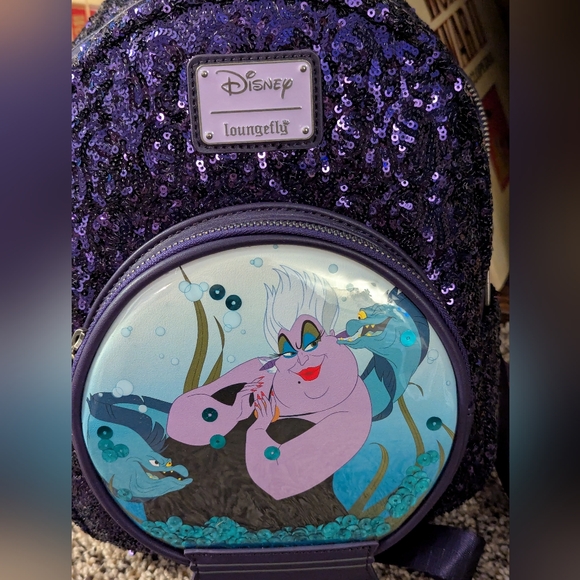 Loungefly Ursula Mini Backpack - The Little Mermaid Loungefly - Like New w/ Tags - Picture 2 of 5